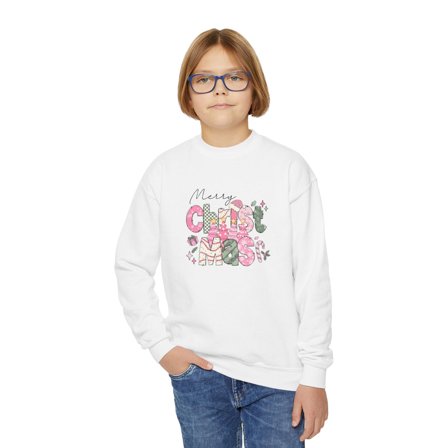 Merry Christmas Youth Sweatshirt