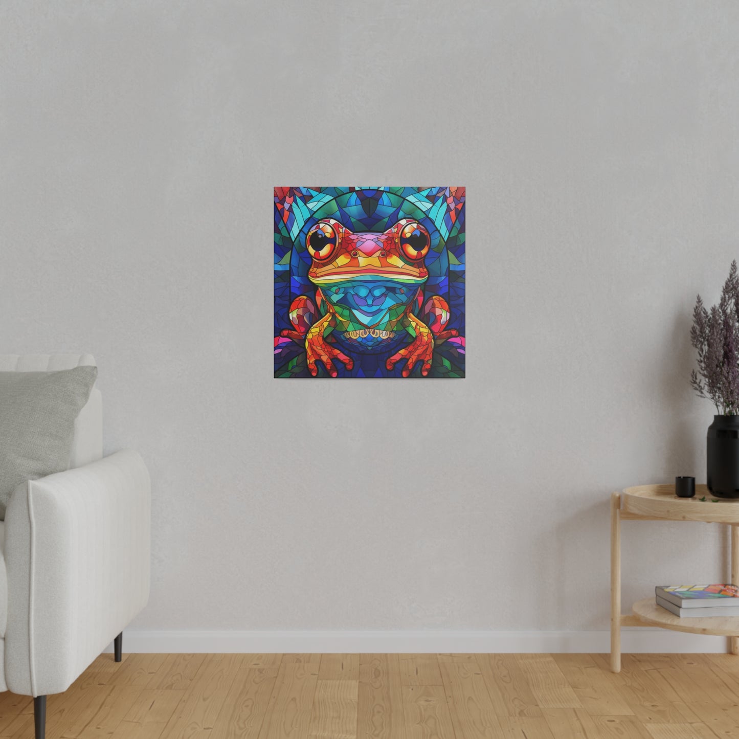 Frog Wall Art Matte Canvas