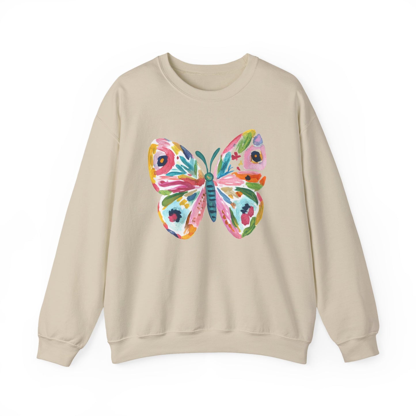 Butterfly Watercolor Sweatshirt