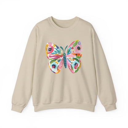 Butterfly Watercolor Sweatshirt