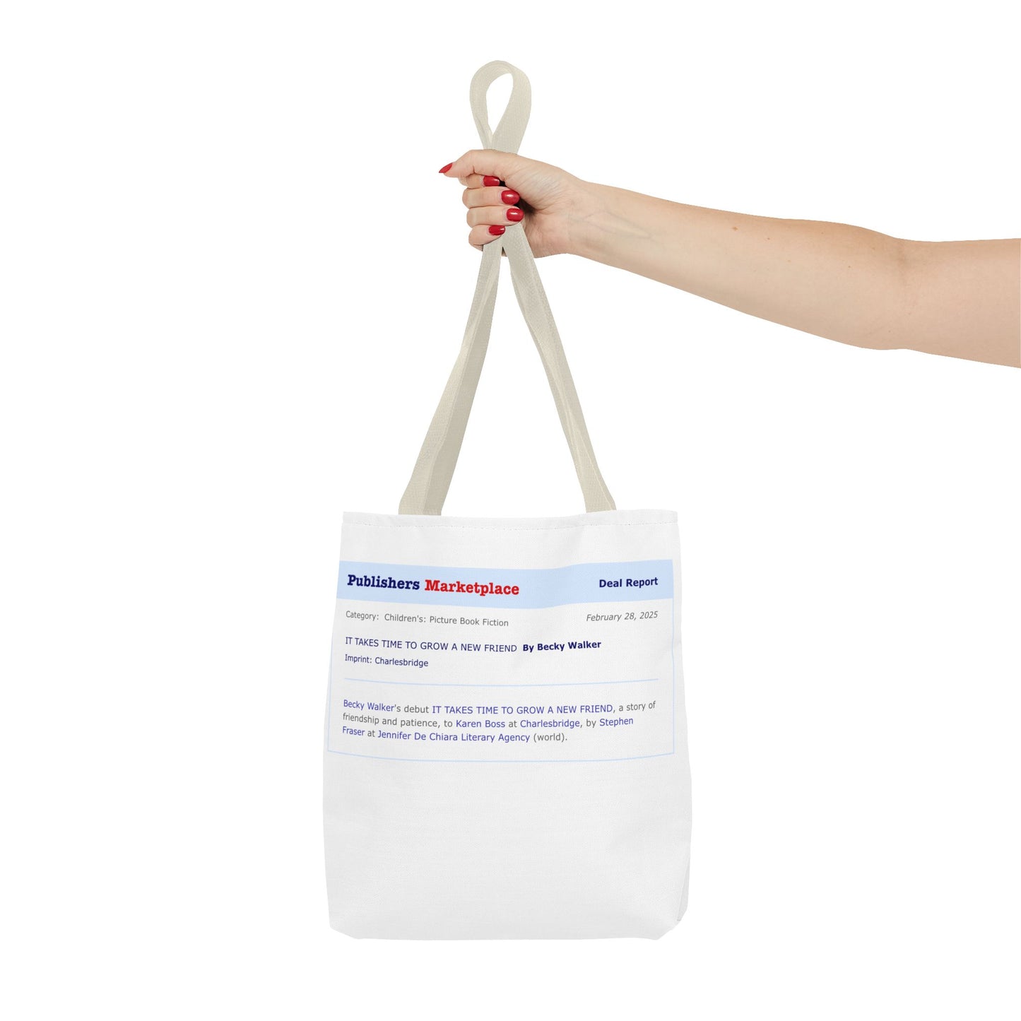 Tote Bag — Publishers Marketplace Announcement Tote