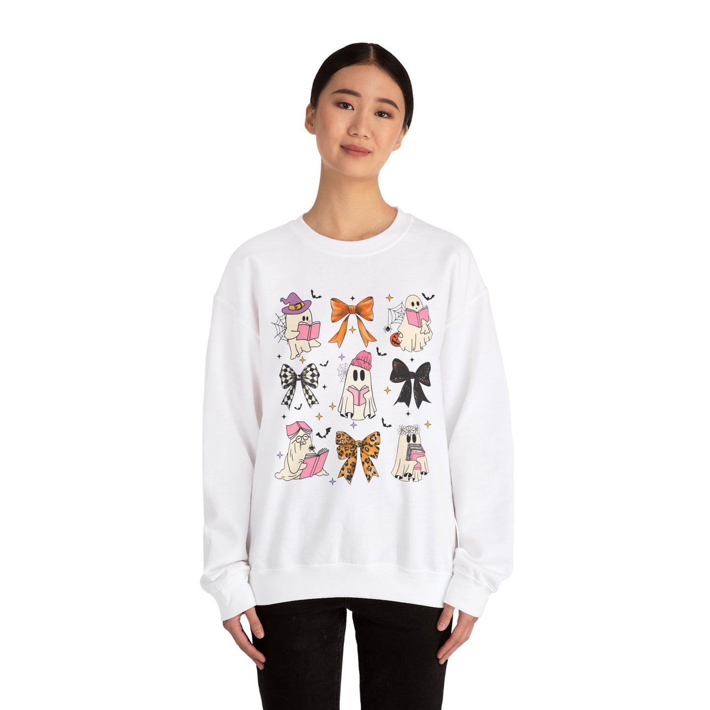 Coquette Ghosts and Books Sweatshirt