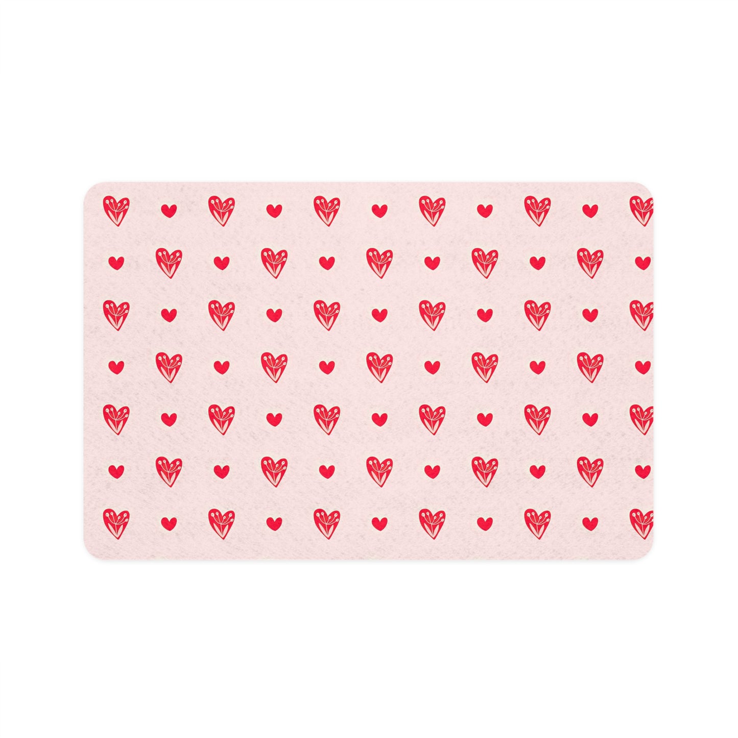 Heart Pet Food Mat (12x18)