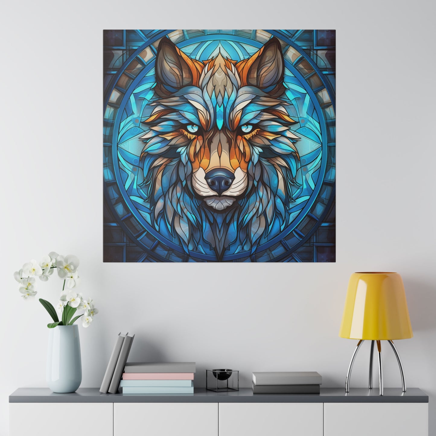 Wolf Wall Art Matte Canvas