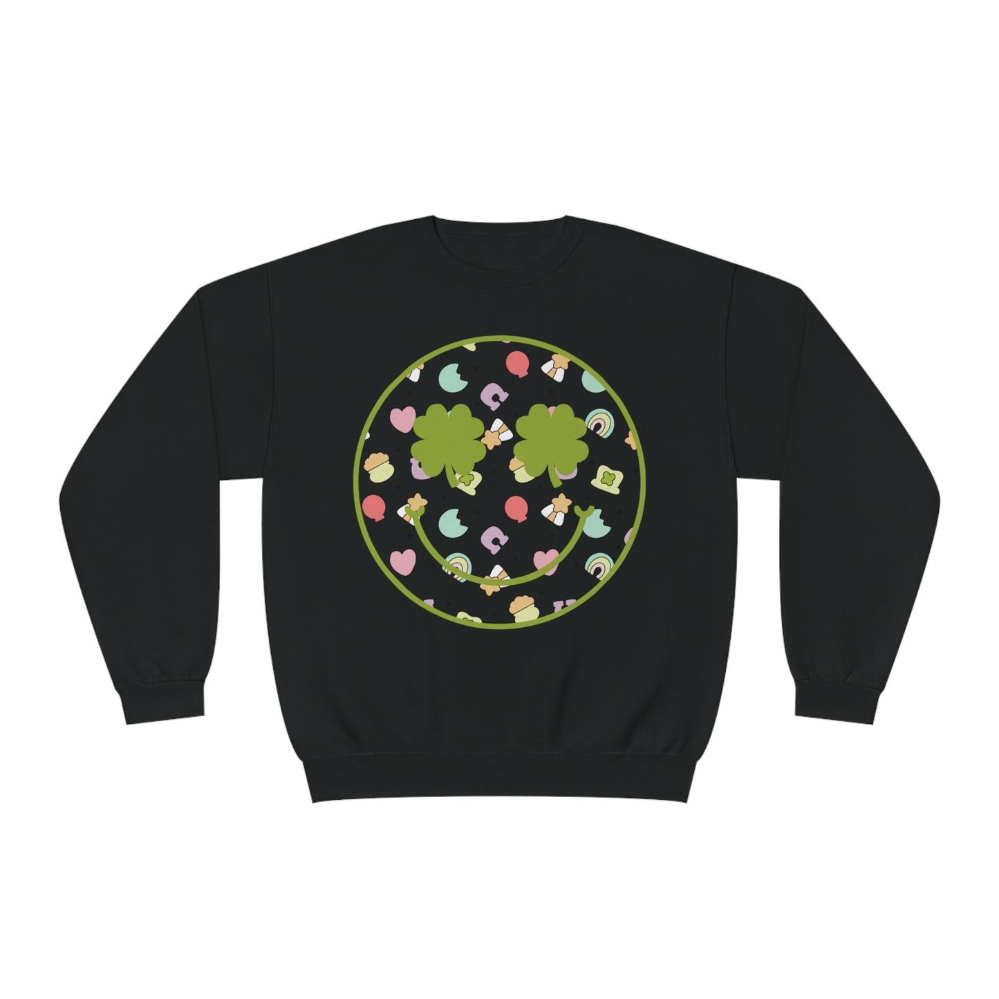 St. Patrick's Day Smiley Face Sweatshirt