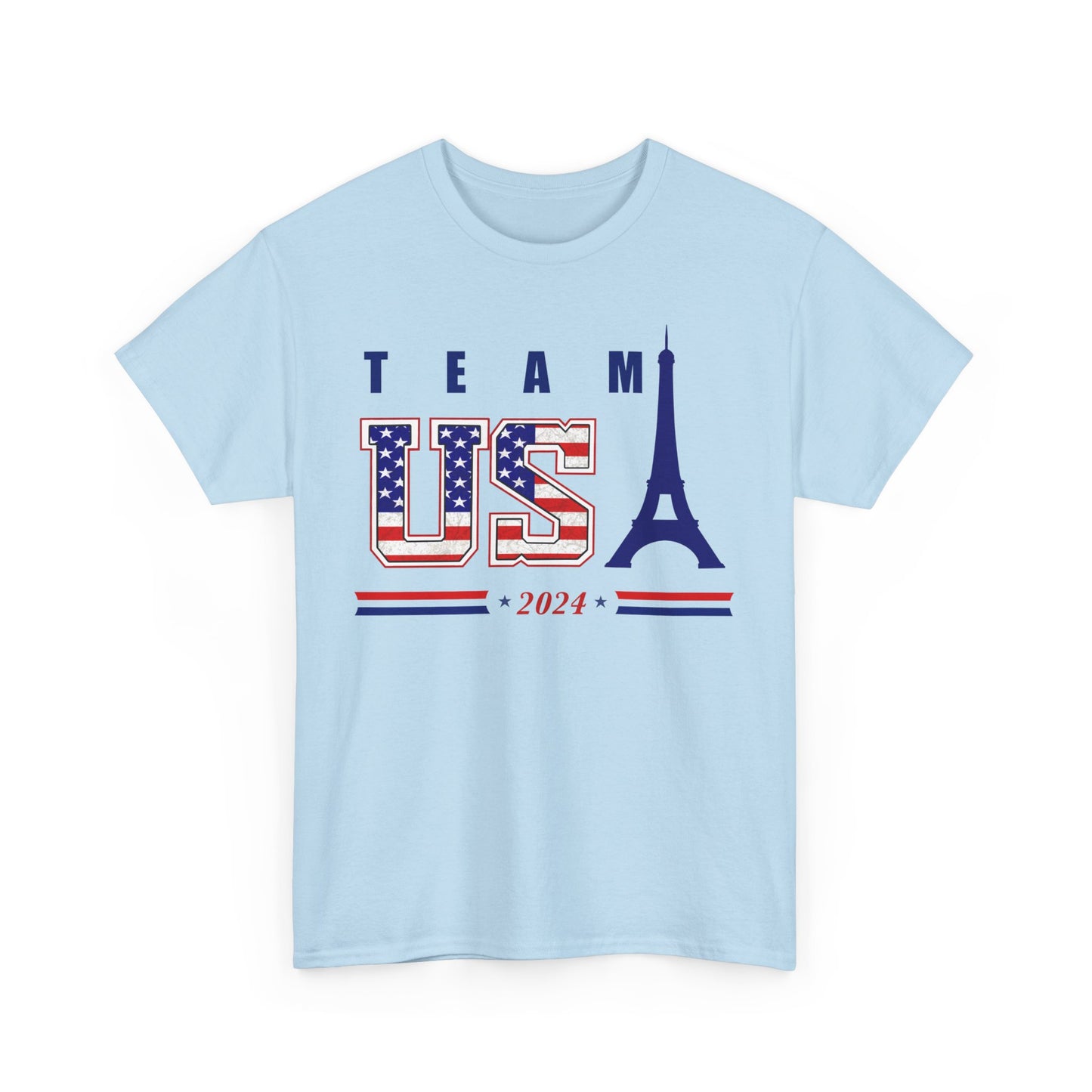 Team USA 2024 Paris Olympics Unisex Heavy Cotton Tee