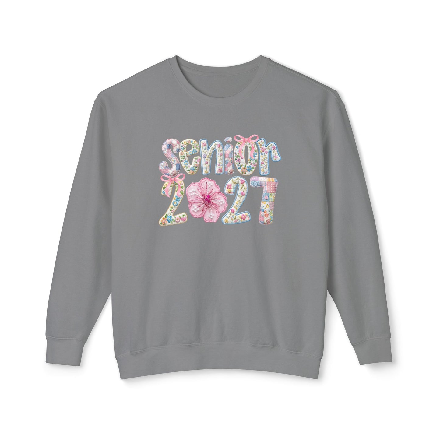 Senior 2027 Floral Crewneck Sweatshirt
