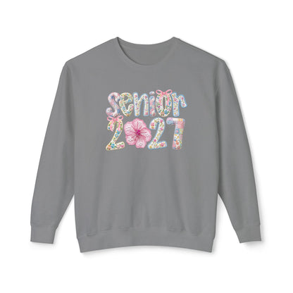 Senior 2027 Floral Crewneck Sweatshirt