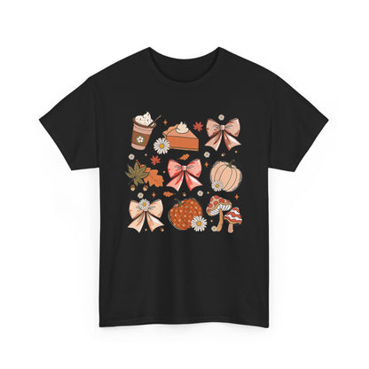 Fall Vibes Coquette Unisex Heavy Cotton T-Shirt