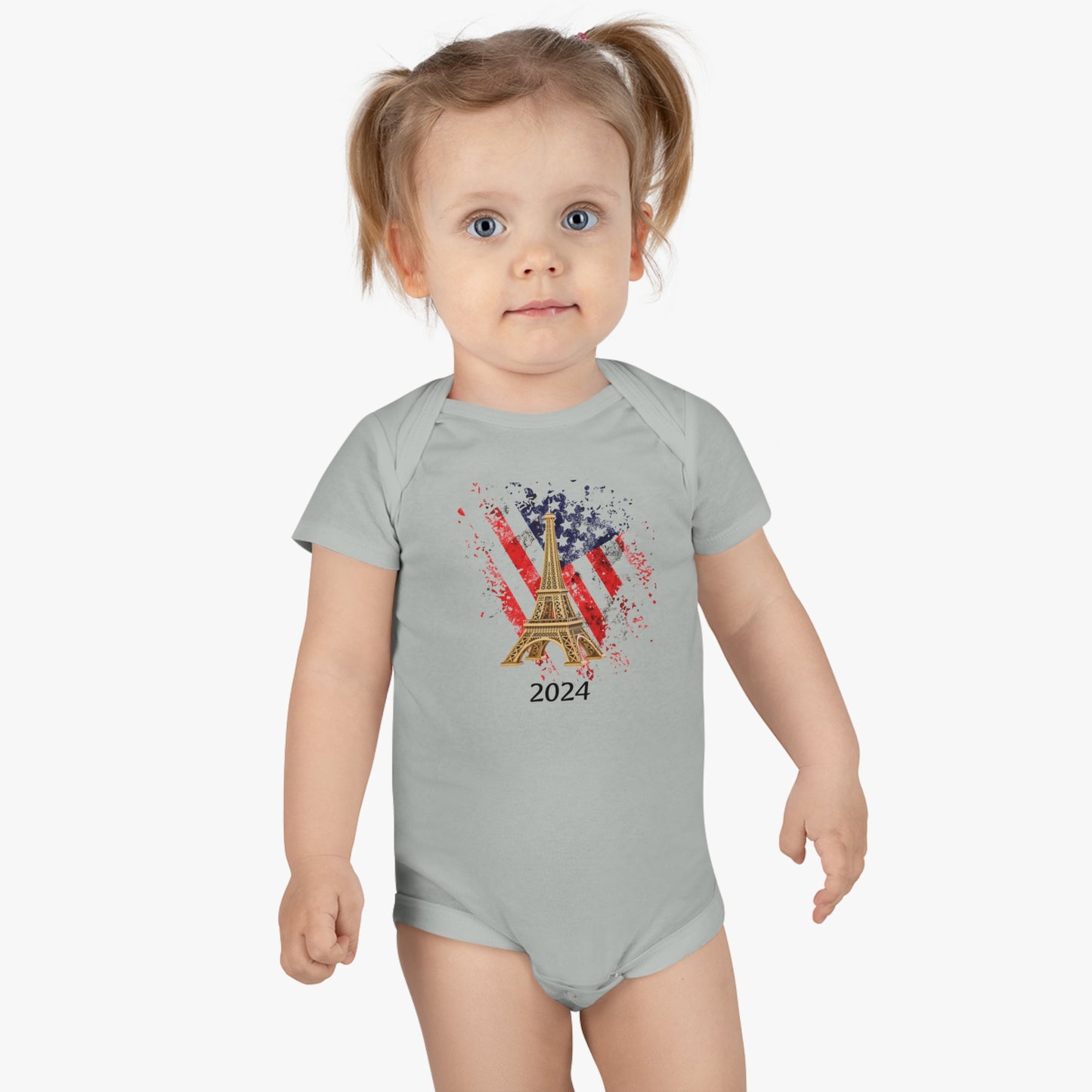 USA 2024 Paris Olympics Baby Short Sleeve Onesie®