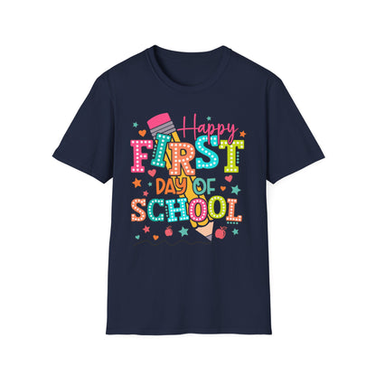 Happy First Day of School Unisex Softstyle T-Shirt