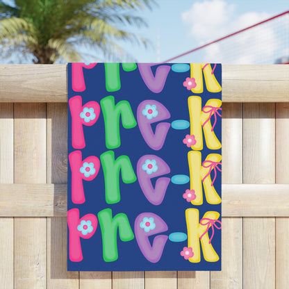 Vibrant Pre-K Swim Team Beach Towels