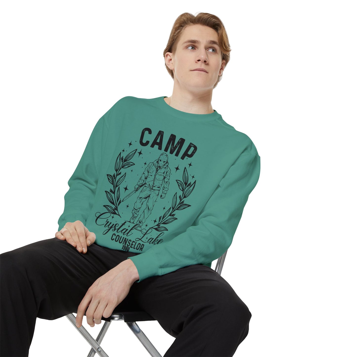 Halloween Camp Crystal Lake Comfort Colors Sweatshirt