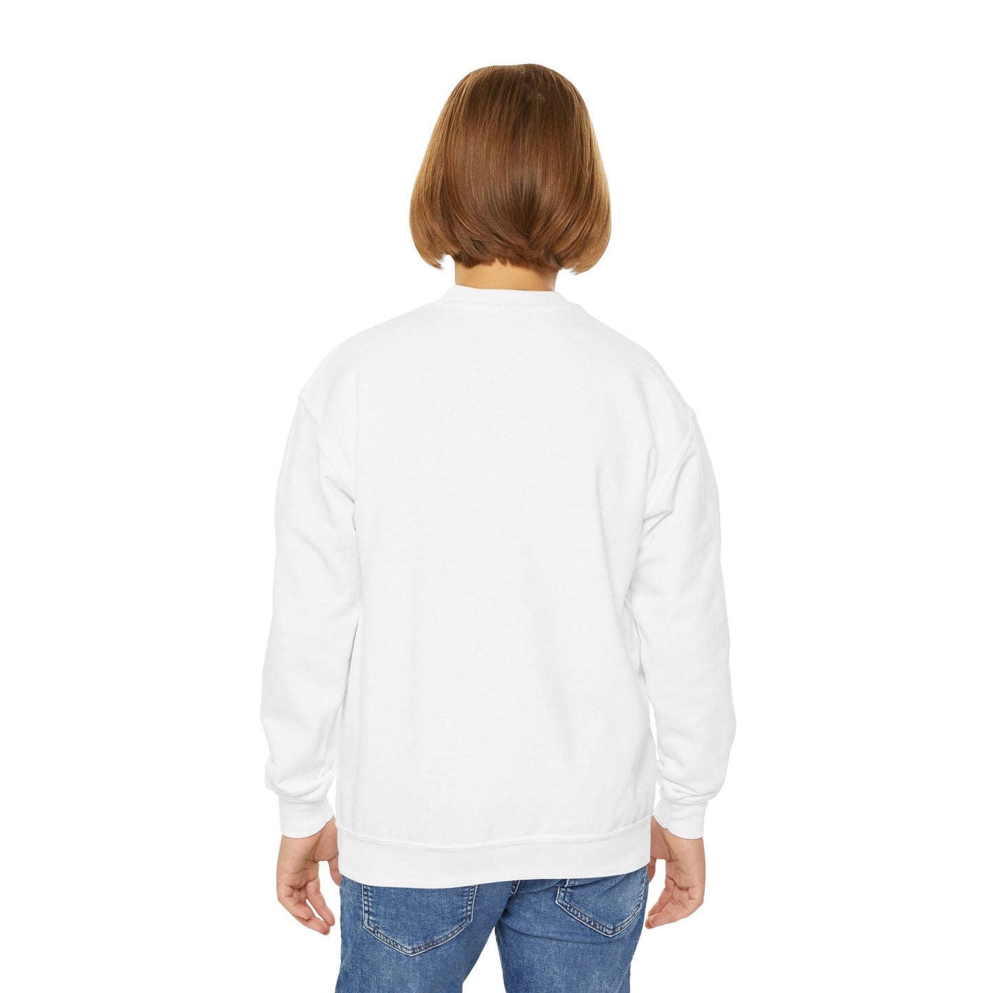 Soccer Coquette Youth Crewneck Sweatshirt