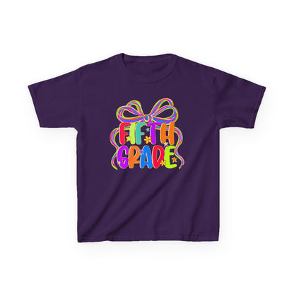 Neon Fifth Grade Back to School Kids Tee