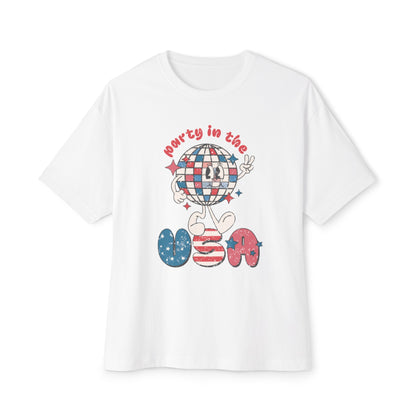 Retro Party in the USA Unisex Oversized Boxy Tee