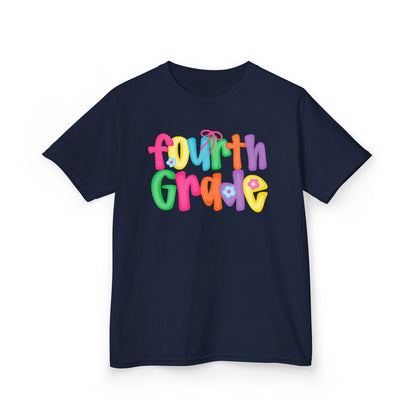 Back to School Fourth Grade Kids Tee