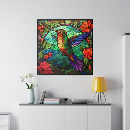 Hummingbird Wall Art Matte Canvas