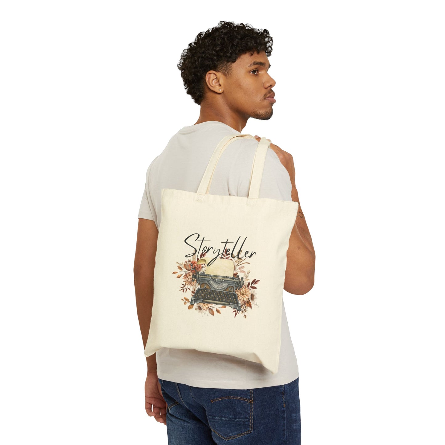 Storyteller Cotton Canvas Tote Bag