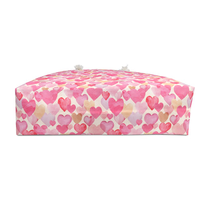 Valentine's Hearts Weekender Bag Tote
