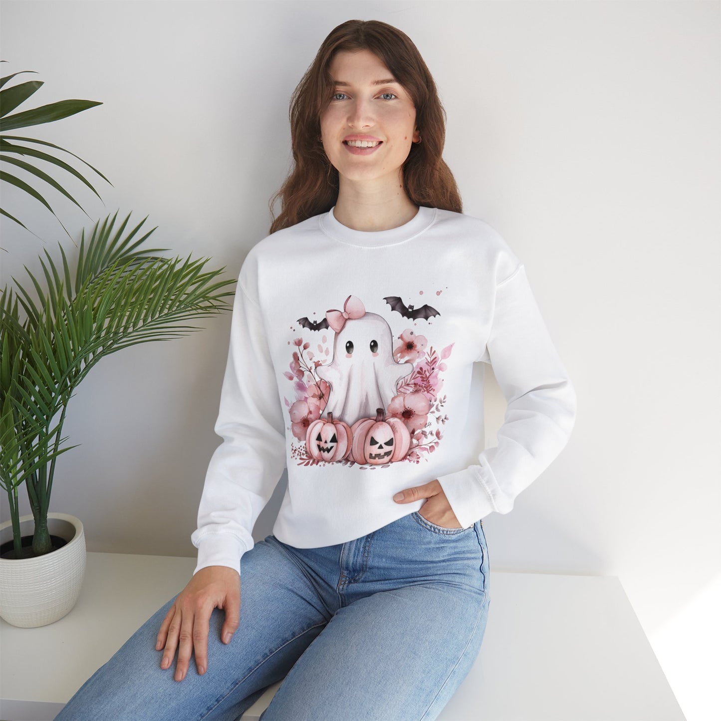 Cute Halloween Ghost Sweatshirt