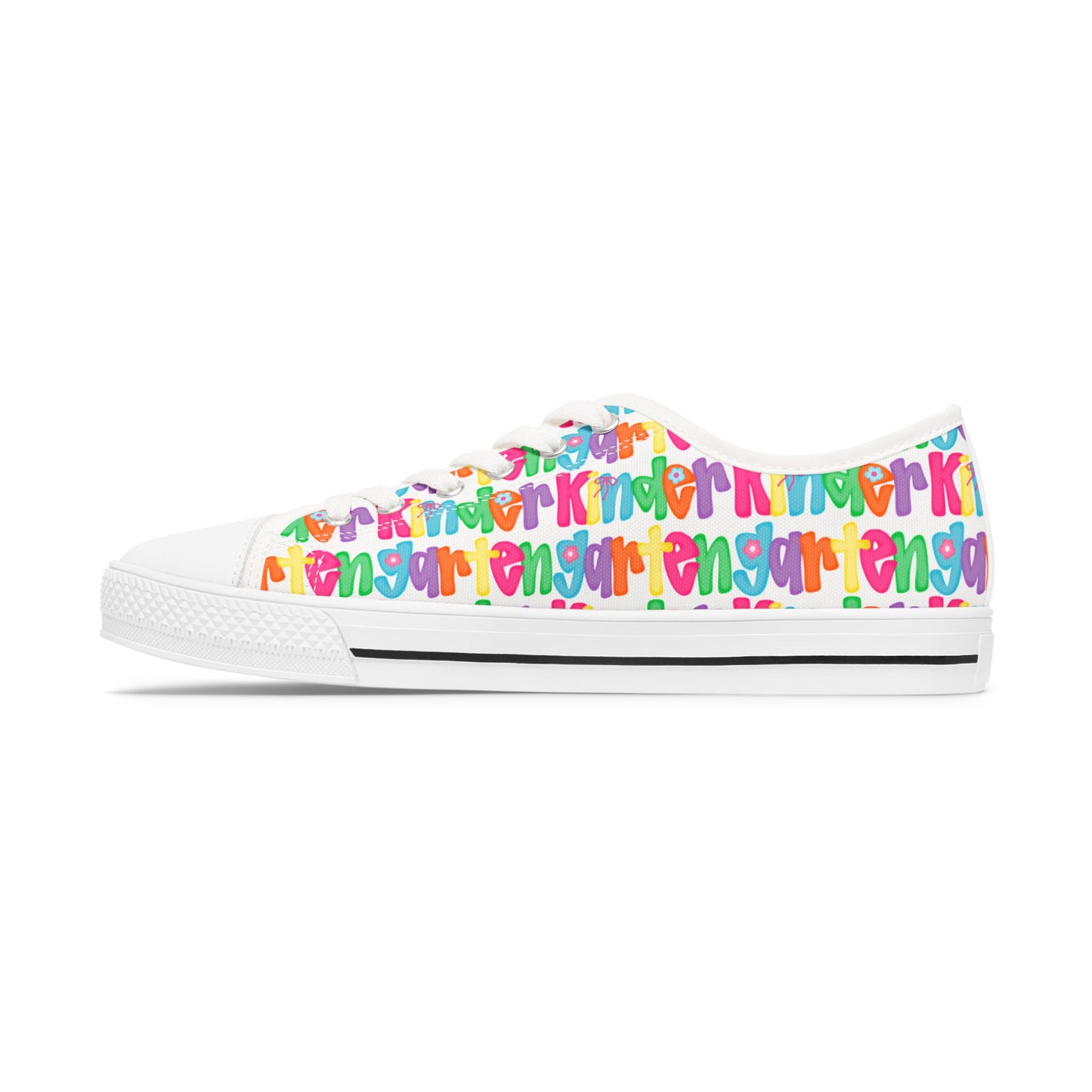 Kindergarten Teacher Low Top Sneakers for Back to School