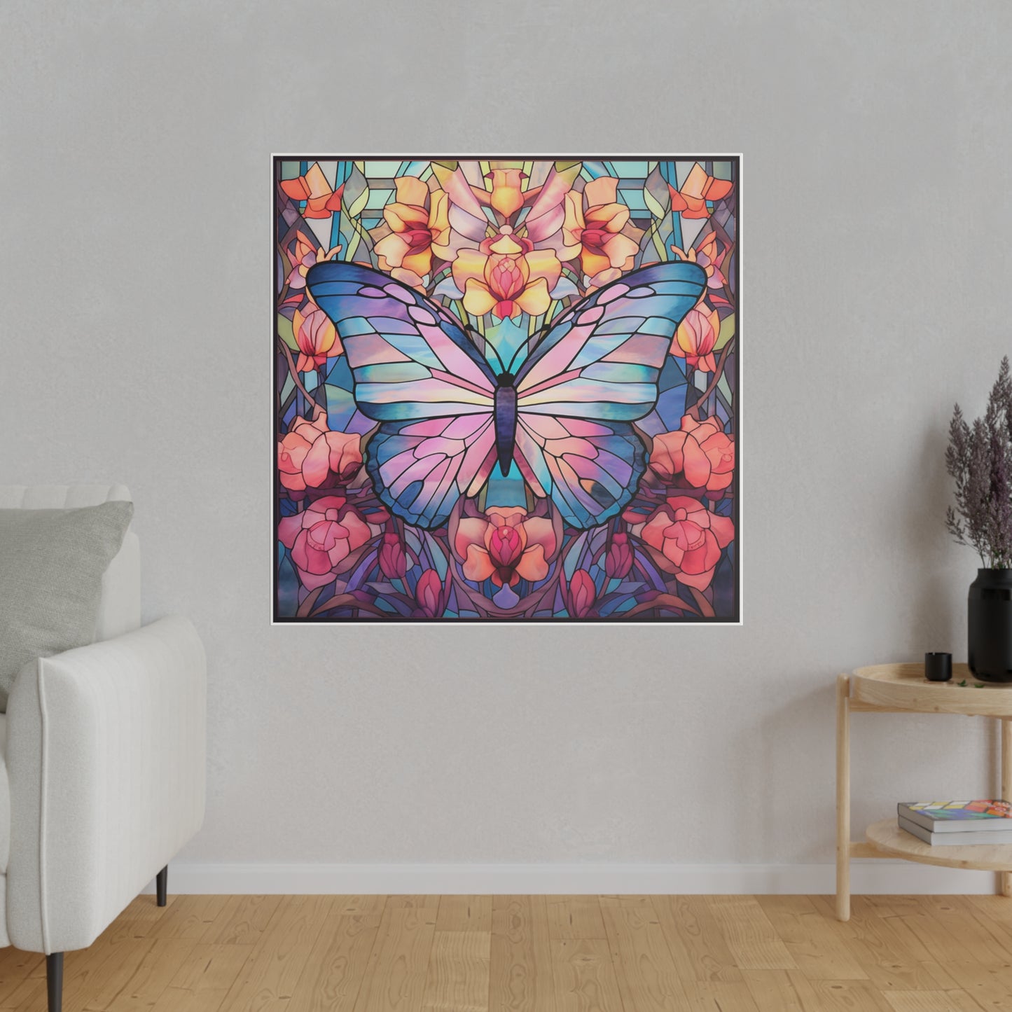 Butterfly Wall Art Matte Canvas