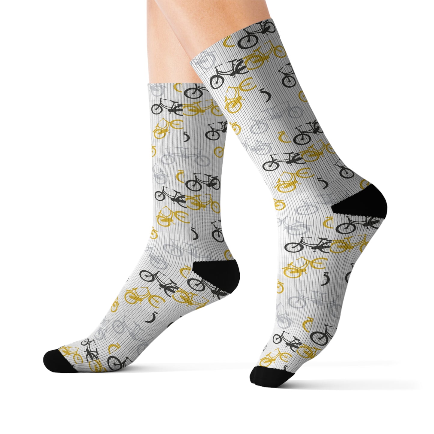 Trendy Bicycle Lover Pattern Socks