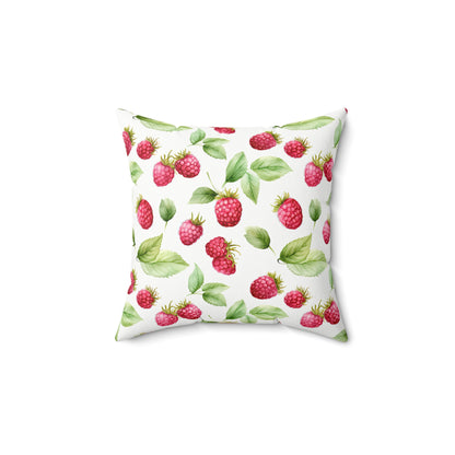 Coquette Raspberry Square Pillow