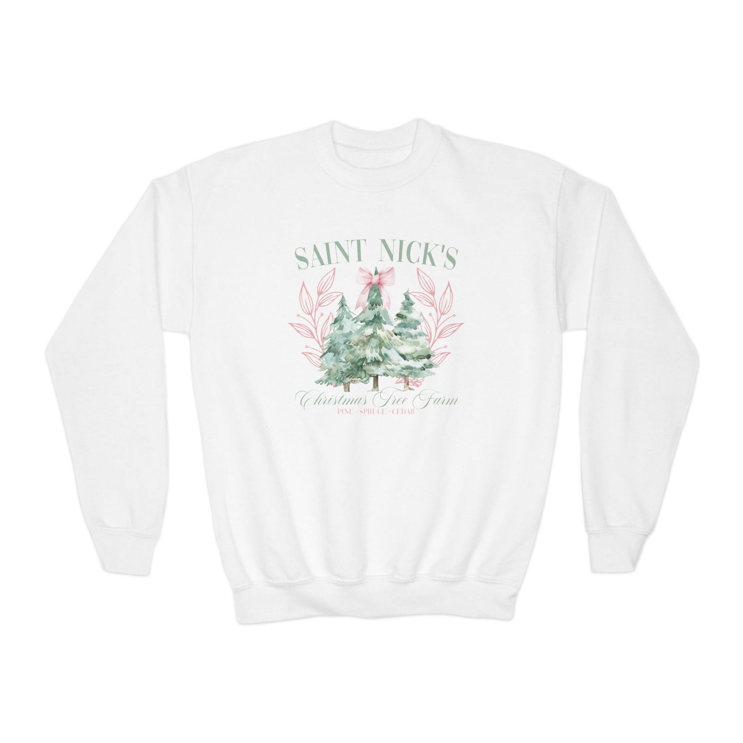 St. Nick's Christmas Tree Farm Youth Crewneck Sweatshirt