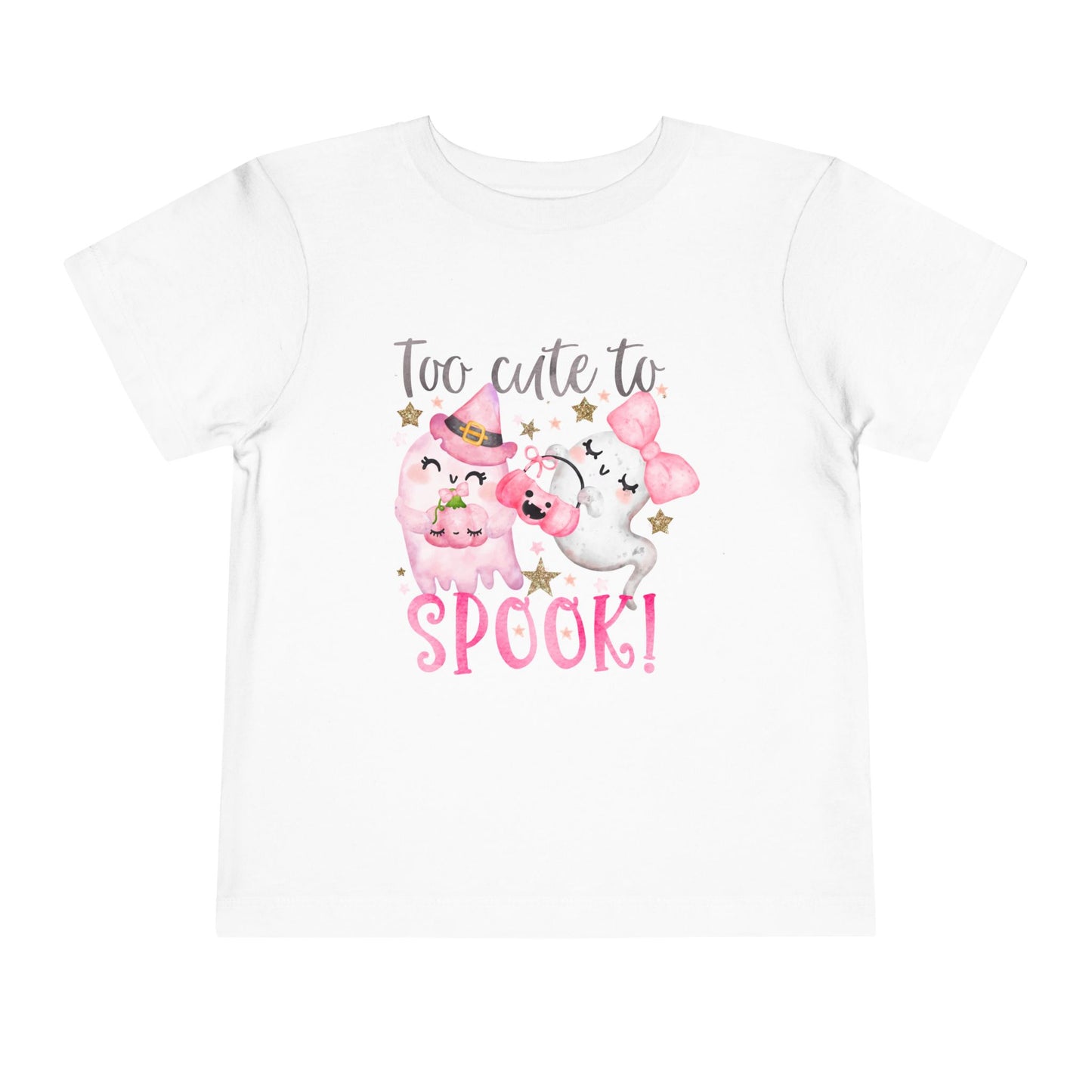 Too Cute To Spook Toddler Halloween Tee
