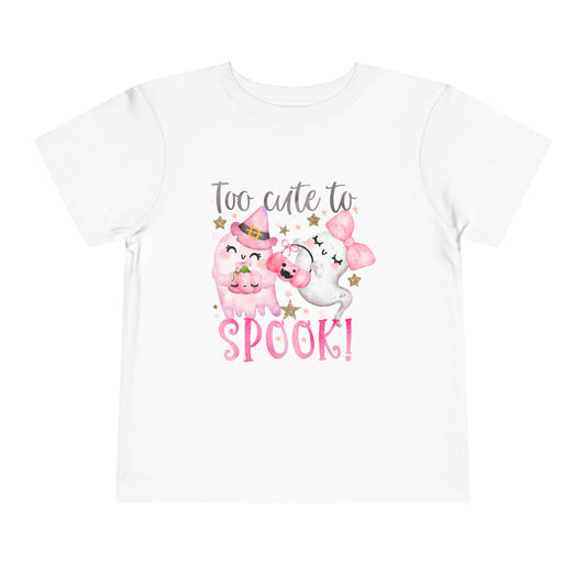 Too Cute To Spook Toddler Halloween Tee