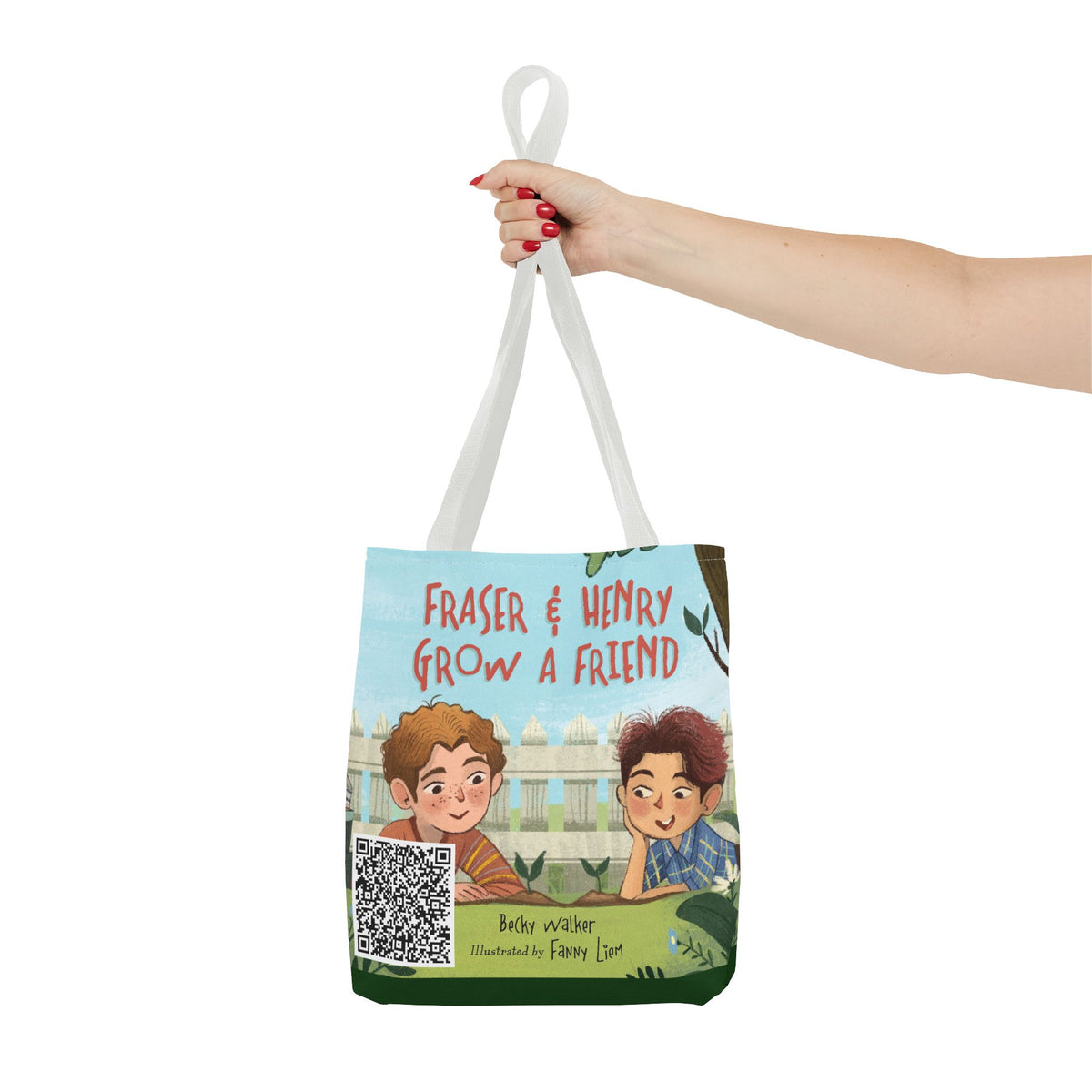 Fraser & Henry Grow a Friend Book Illustration Tote Bag