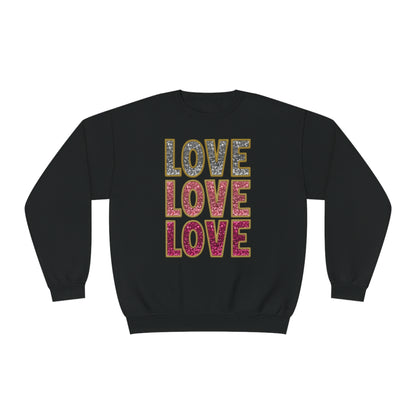 Love Love Love Valentine's Day Sweatshirt