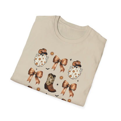 Coquette Cowboy Ghosts Halloween T-Shirts