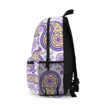 Purple Paisley Backpack