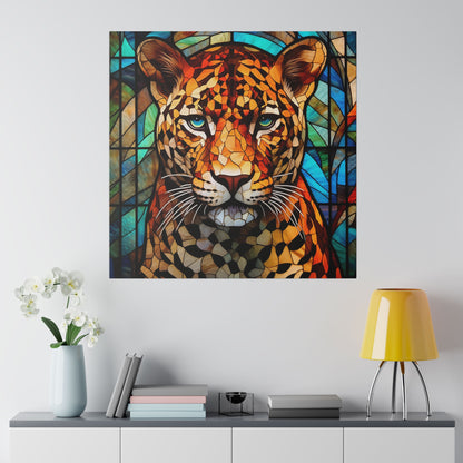 Leopard Wall Art Matte Canvas