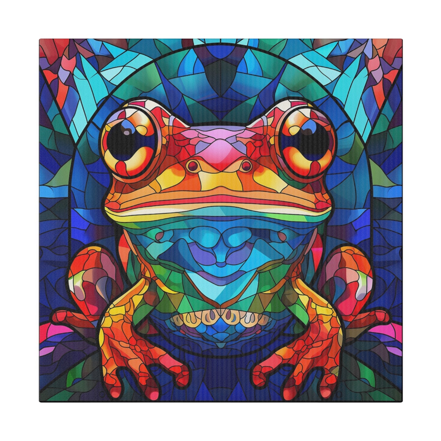 Frog Wall Art Matte Canvas