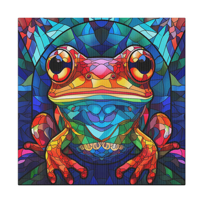 Frog Wall Art Matte Canvas