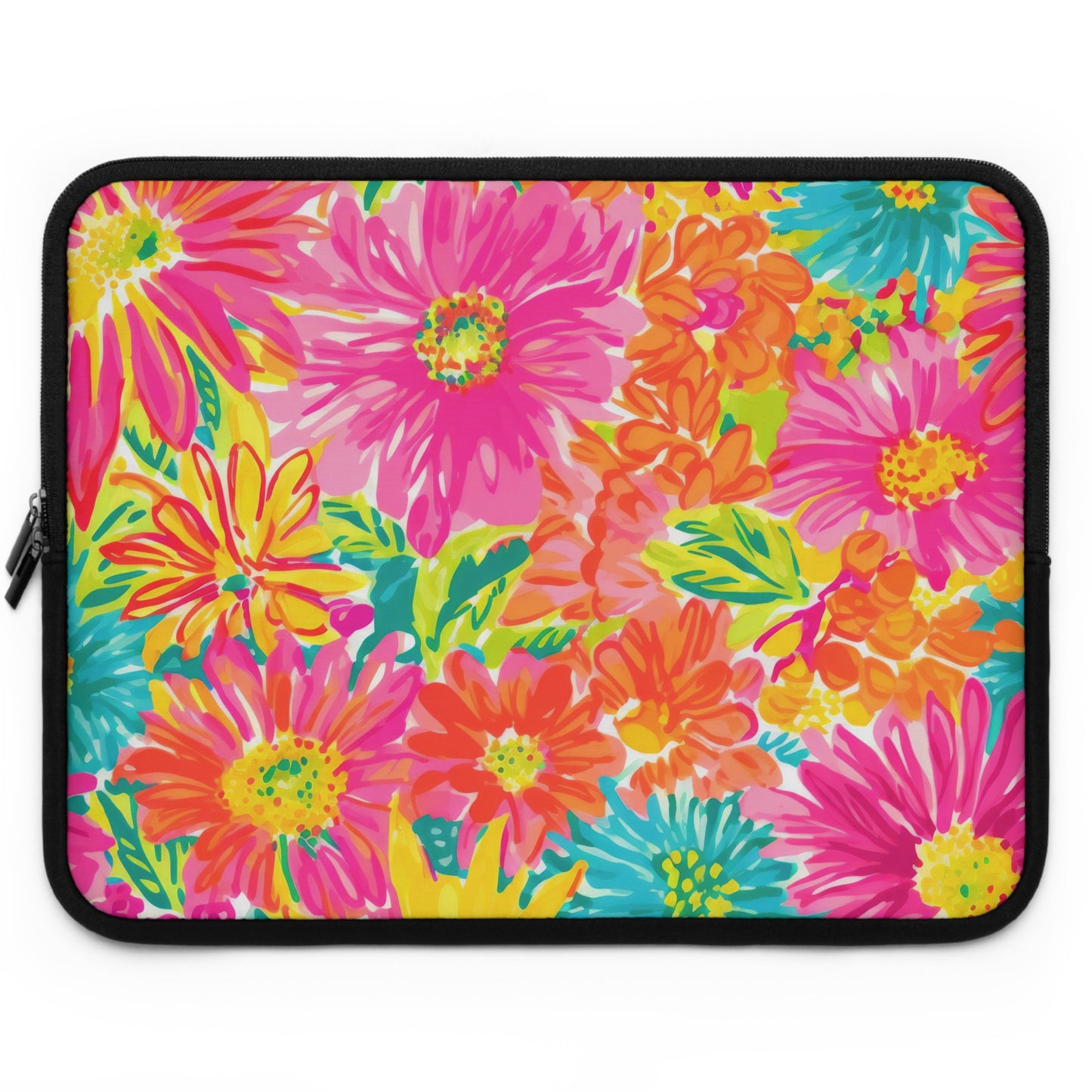 Bright Floral Laptop Sleeve