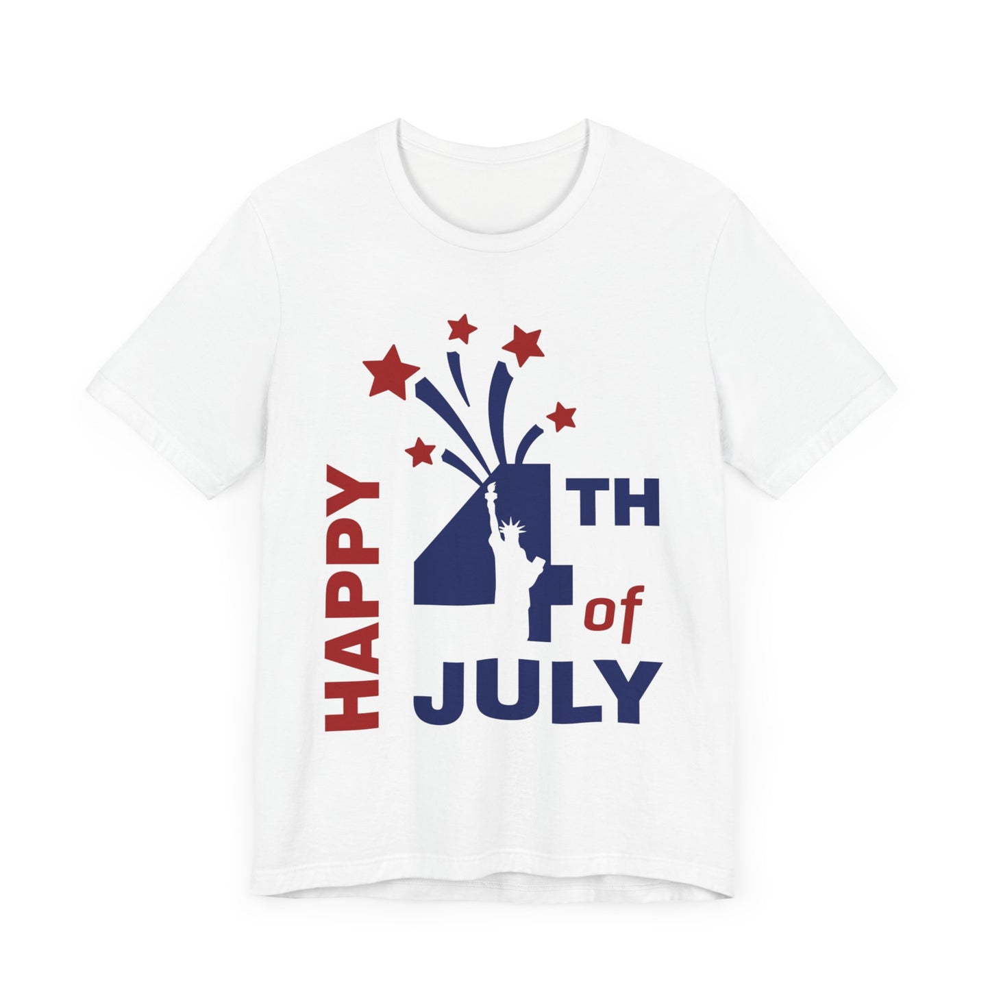 Happy 4th of July Unisex Jersey Short Sleeve Tee