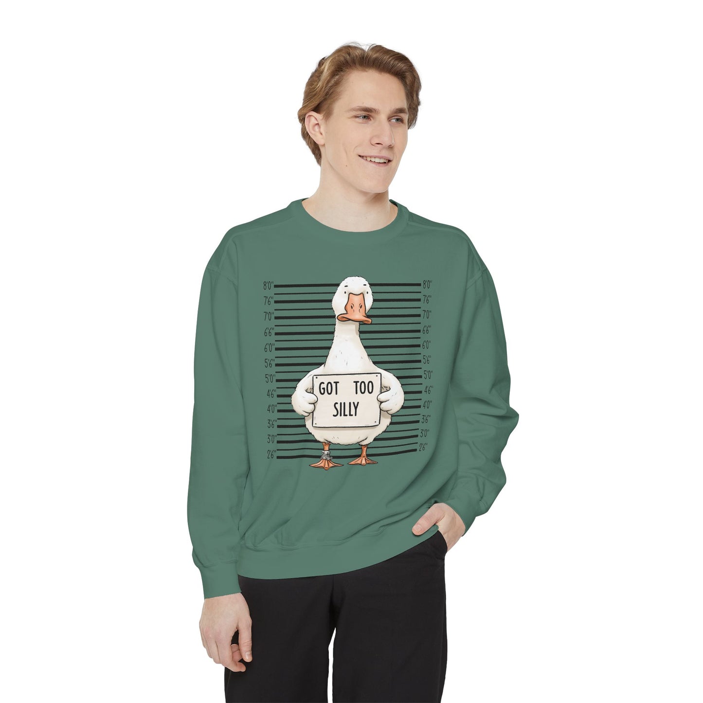 "Got Too Silly" Cute Animal Sweatshirt Crewneck