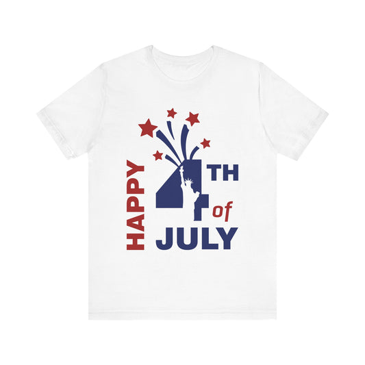 Happy 4th of July Unisex Jersey Short Sleeve Tee