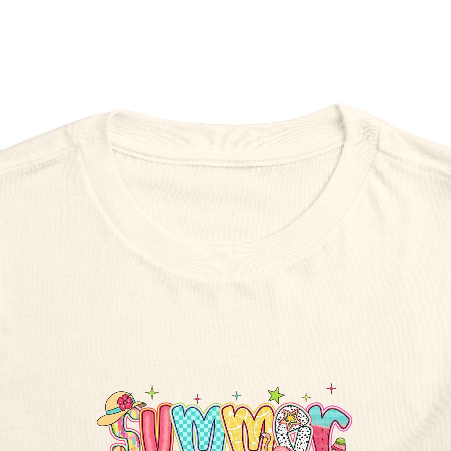 Summer Vibes Colorful Toddler Tee