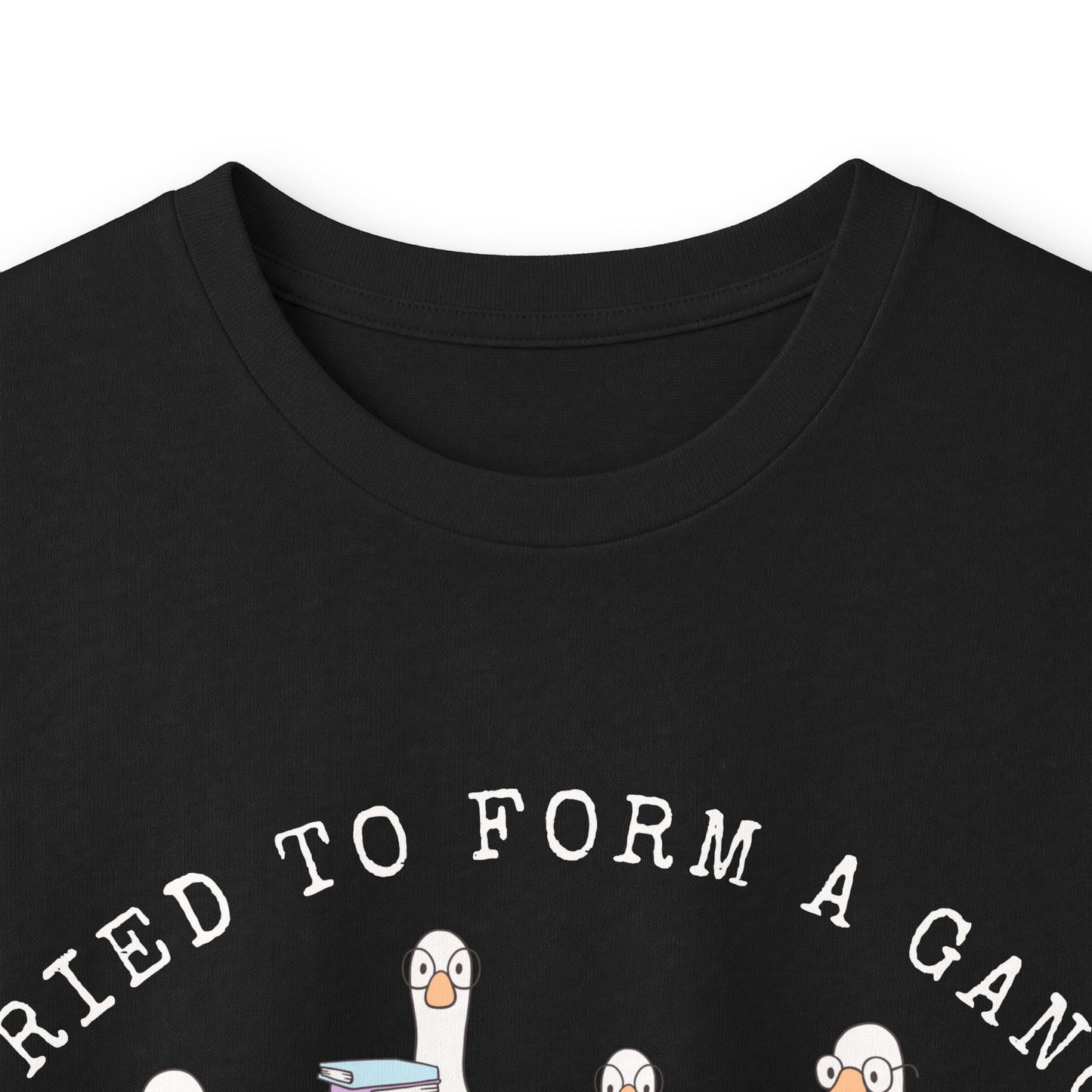 Long Sleeve Tee — "Tried to Form a Gang but It Turned Into a Book Club"