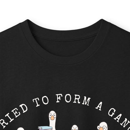 Long Sleeve Tee — "Tried to Form a Gang but It Turned Into a Book Club"