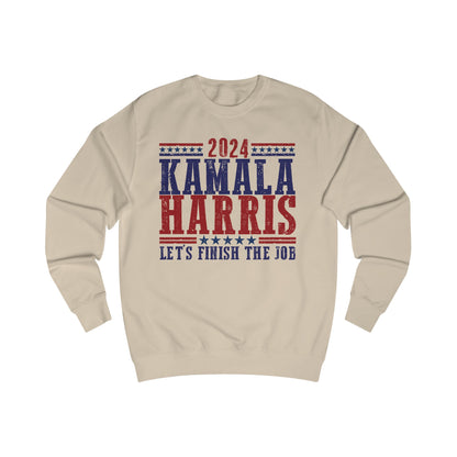 Kamala Harris Let's Finish the Job Sweatshirt