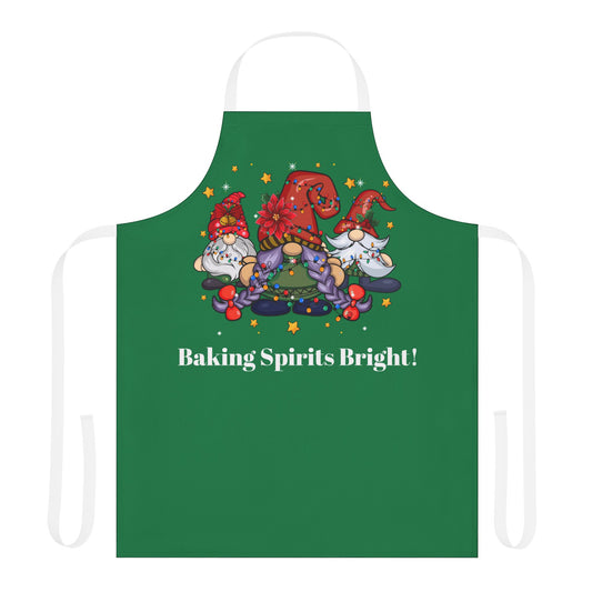 Baking Spirits Bright Gnome Apron