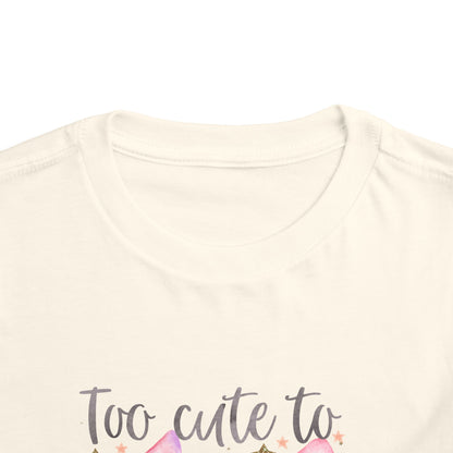 Too Cute To Spook Toddler Halloween Tee