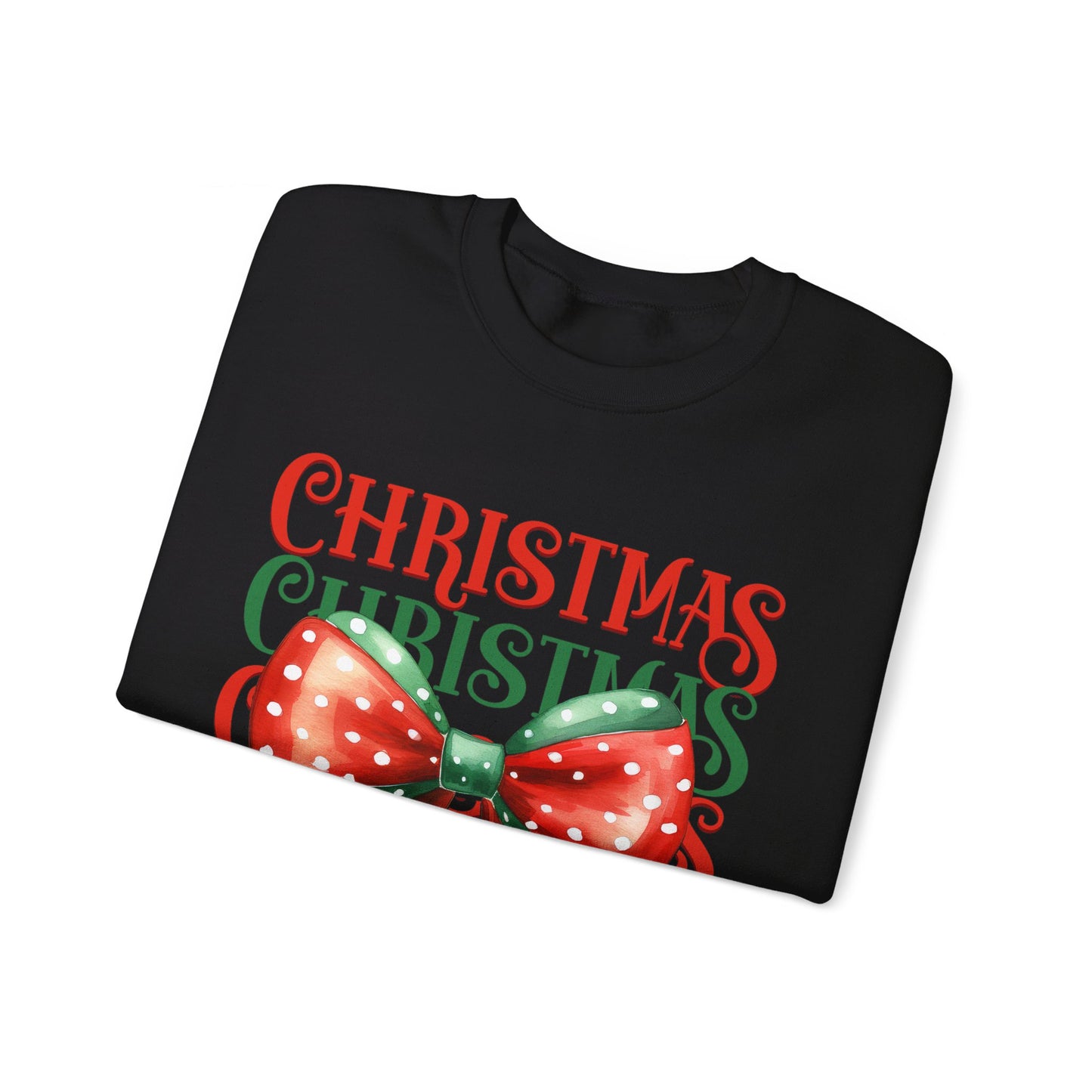 Christmas Coquette Bow Sweatshirt